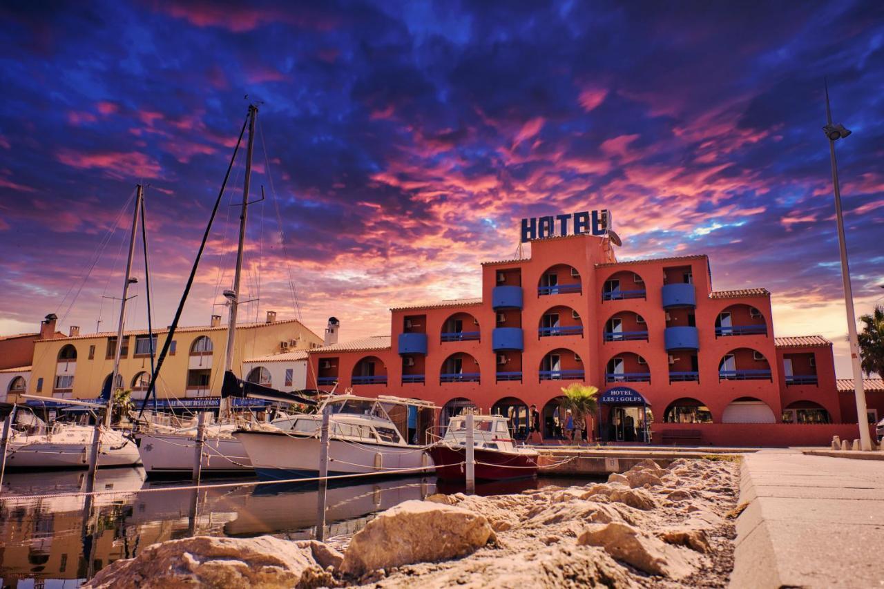 Cit'Hotel Des 2 Golfs Leucate Exterior foto