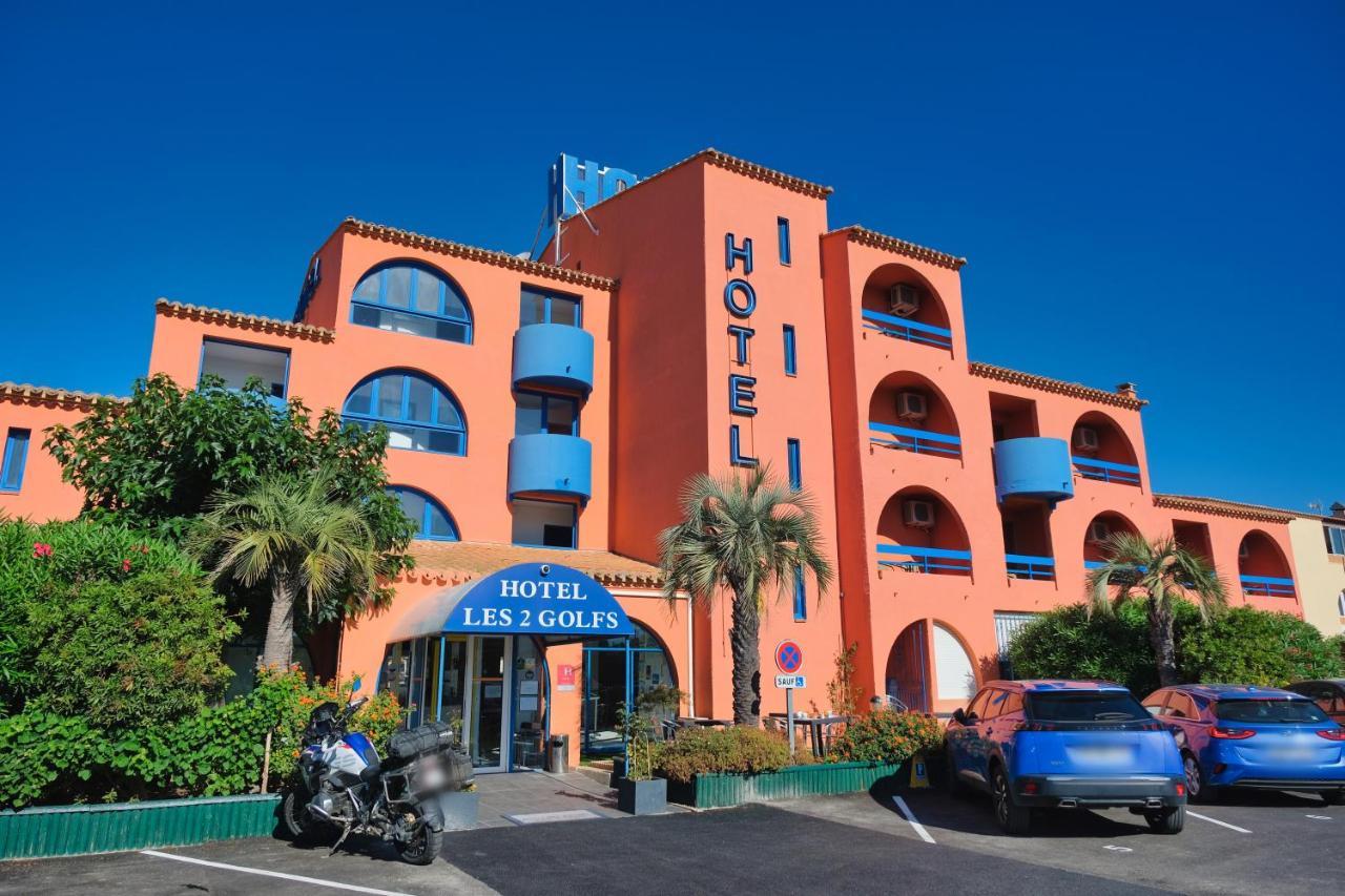 Cit'Hotel Des 2 Golfs Leucate Exterior foto