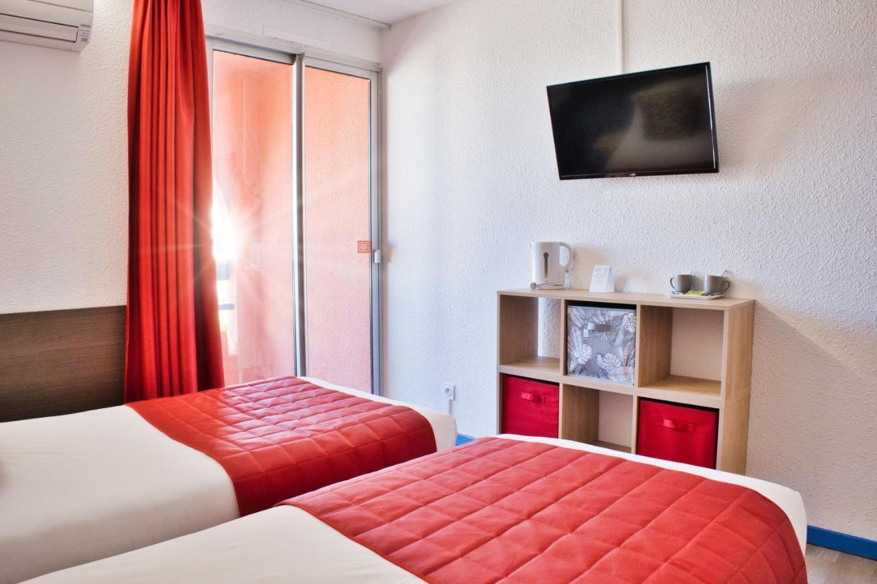 Cit'Hotel Des 2 Golfs Leucate Exterior foto